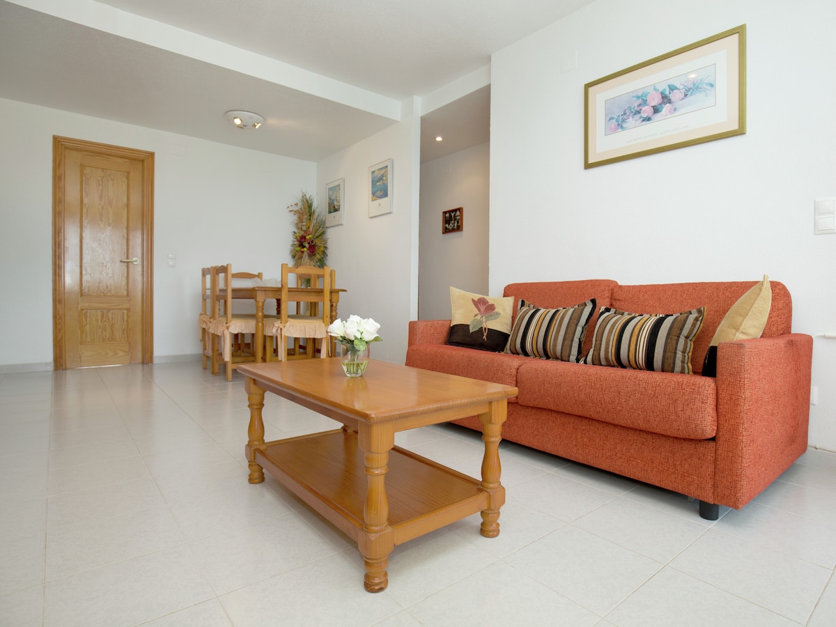 Aan zee: Licht appartement Cala Montero in Vinaròs in Vinaròs