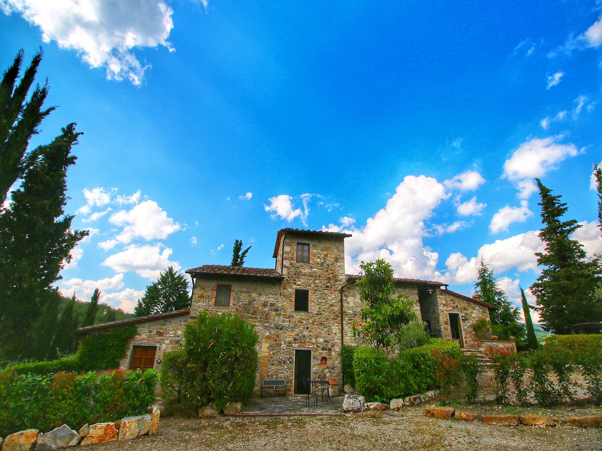 Centraal gelegen boerderij Villa Ulivo in Radda in Chianti in Radda in Chianti