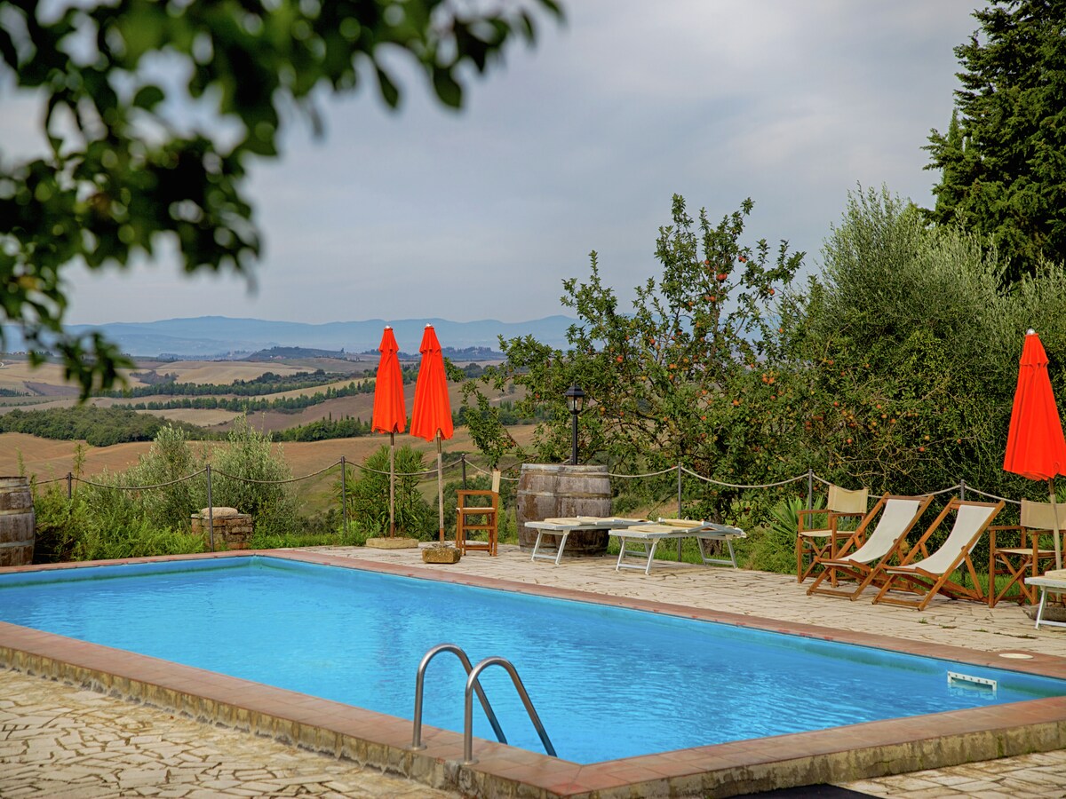 Villa Sangiovese: Rustieke luxe voor 10 personen in Trequanda in Trequanda
