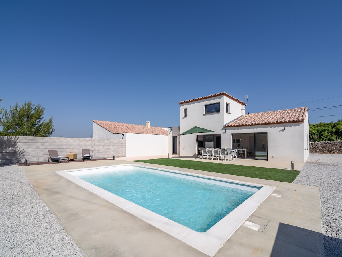 Villa Anne: Luxe villa met privézwembad in Beaufort in Beaufort