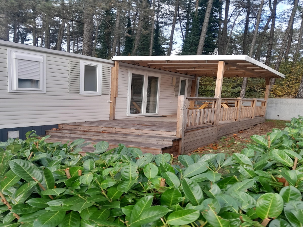 Aan het meer: 6-persoons chalet in Rijkevorsel met huisdieren toegelaten