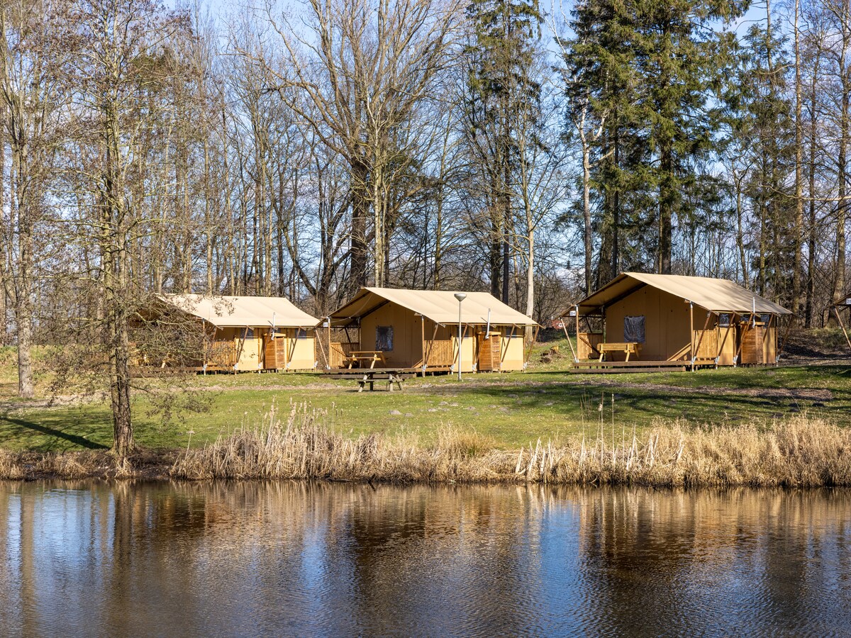 Sfeervolle tentlodge voor 6 personen in Gasselternijveen in Gasselternijveen