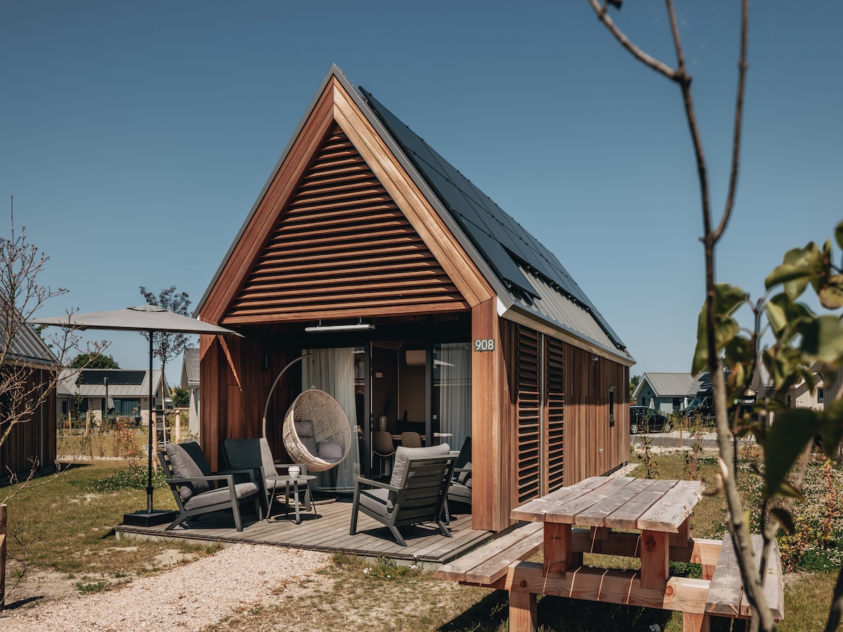 Modern vakantiehuis op 500 meter van het strand in Nieuwvliet-Bad in Nieuwvliet-Bad