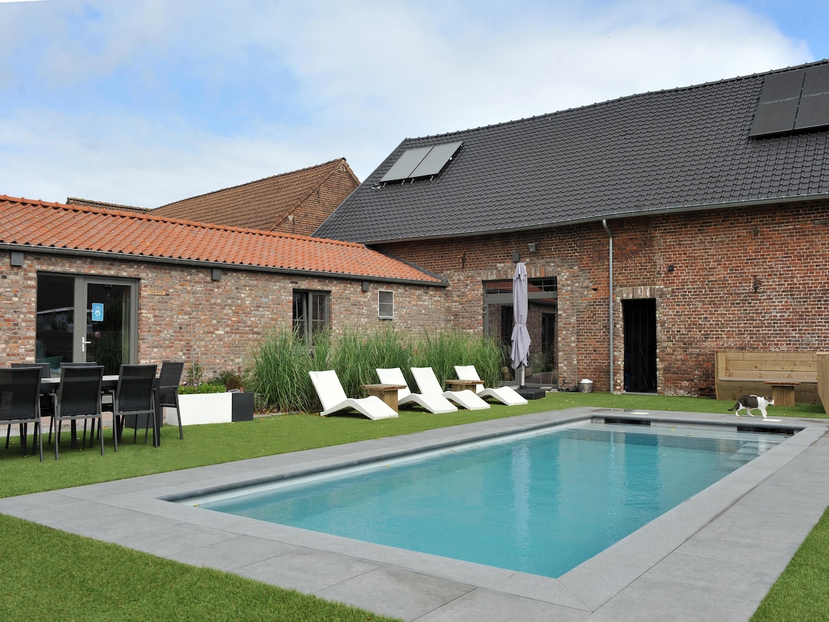 2-persoons landhuis met luxe badkamer in Vlaanderen