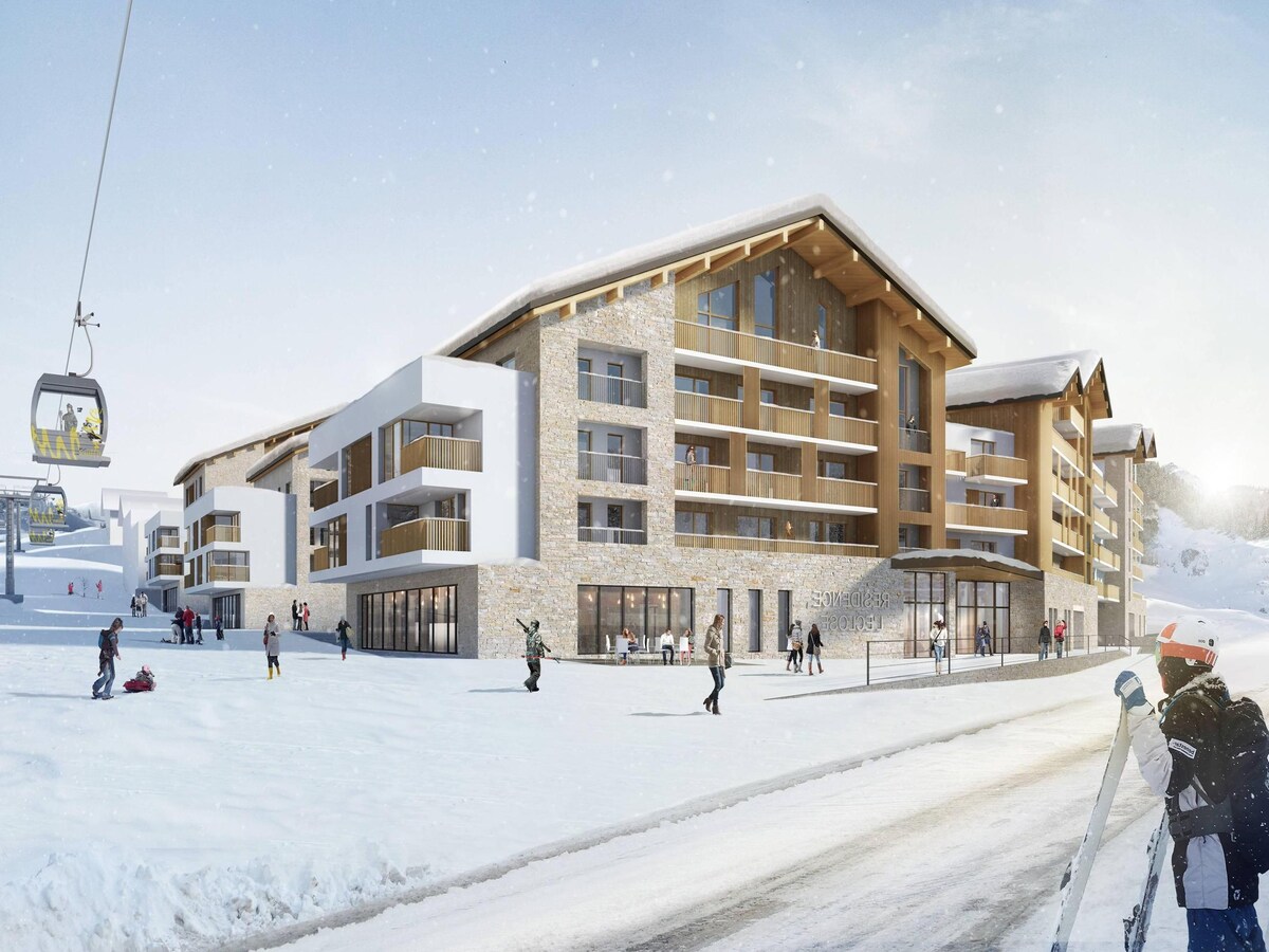 Luxe appartement voor 10 personen in Huez - Résidence l'Éclose 7 in Huez