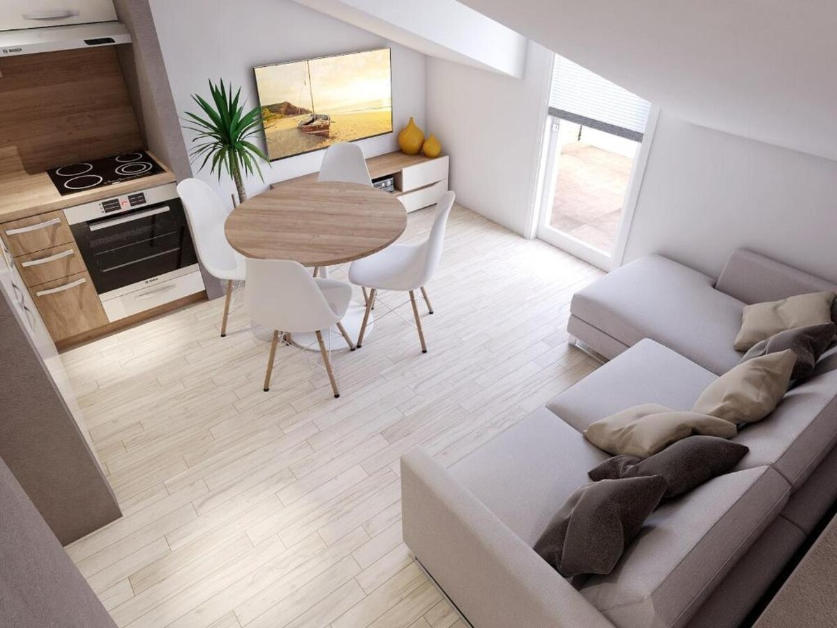 2-persoons appartement in Kampor op 500 meter van het strand in Kampor