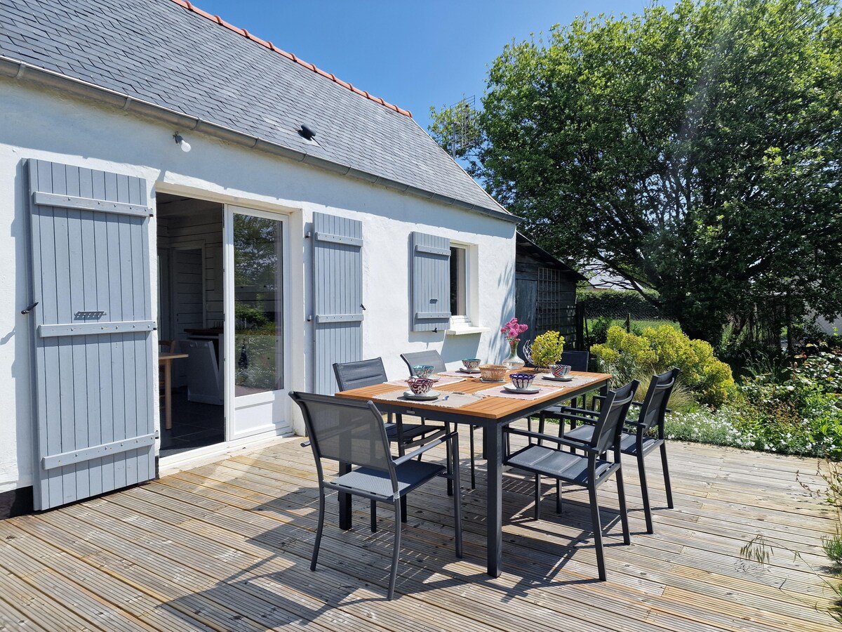 5-persoons vakantiehuis in Locquirec op 800m van het strand in Locquirec