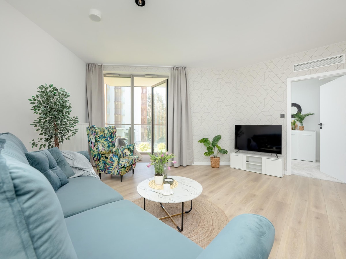 4-persoons appartement met wellness in Pobierowo aan zee in Pobierowo