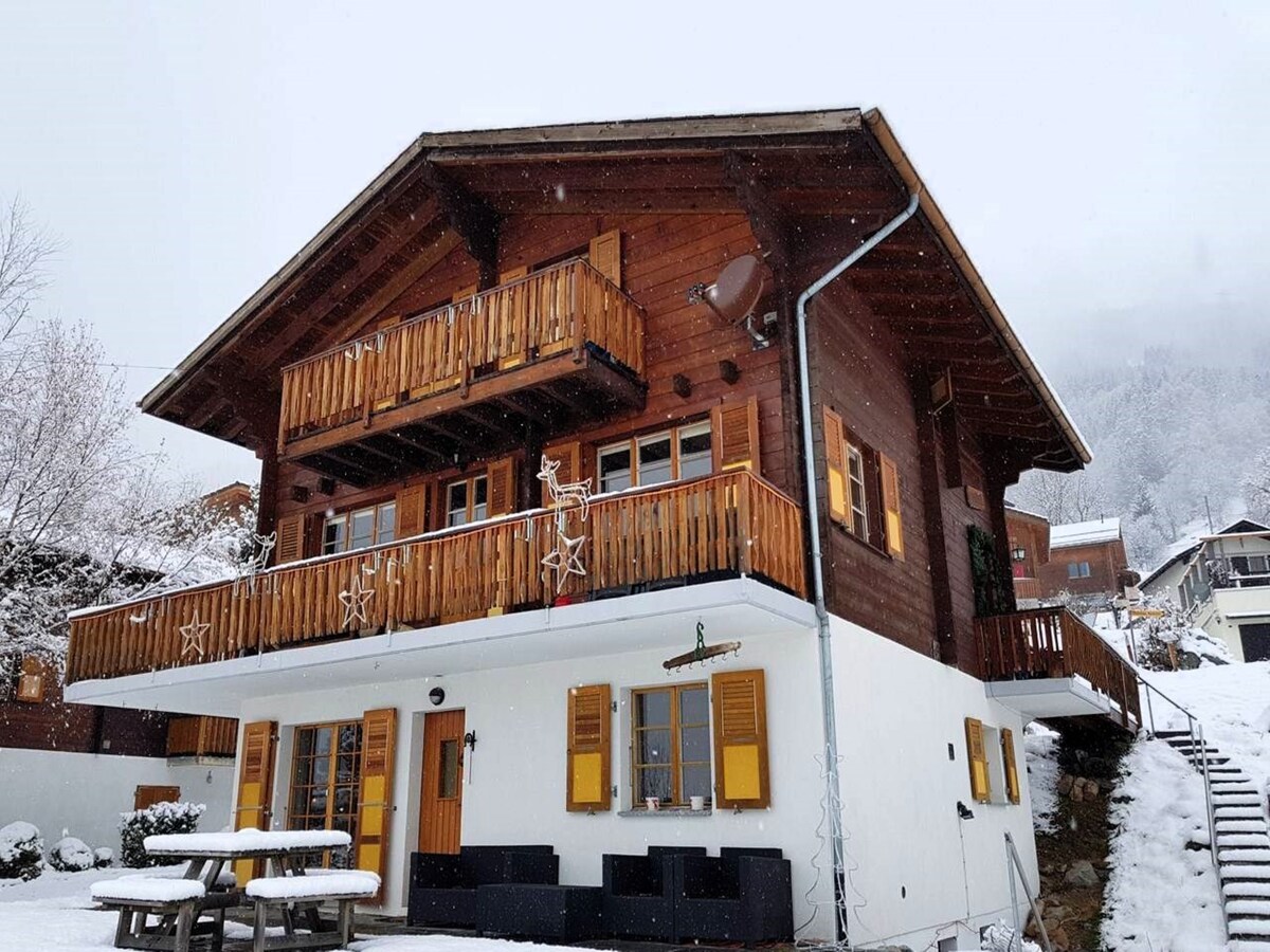 Wellness vakantiehuis in Fiesch voor 8 personen in Fiesch