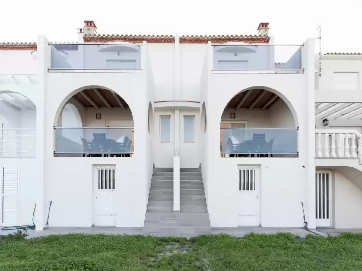 Luxe tent Vistamar 1 in Oliva Nova met uitzicht op zee in Oliva