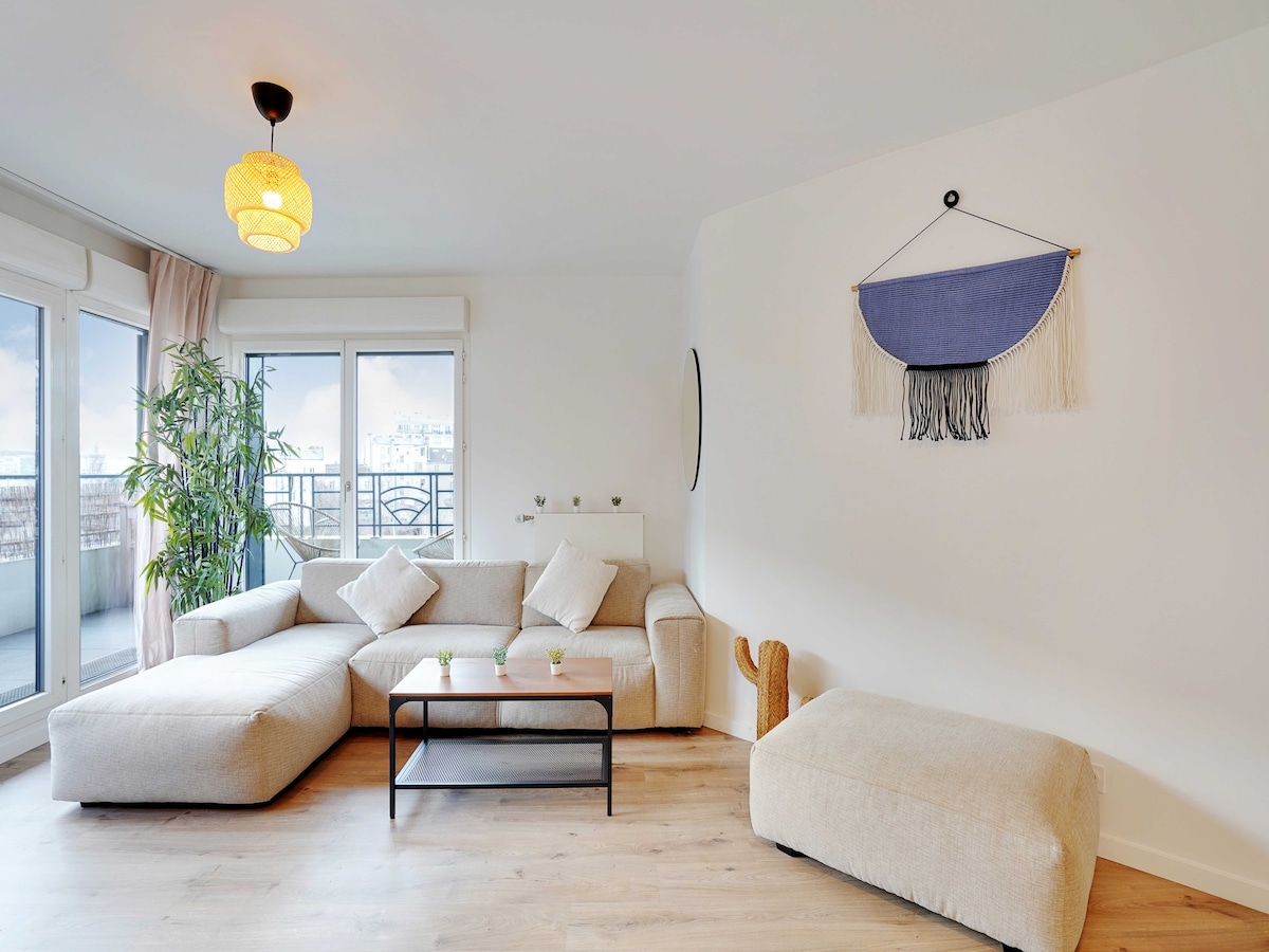 Ruim appartement voor 6 personen in Saint-Ouen-sur-Seine in Saint-Ouen-sur-Seine