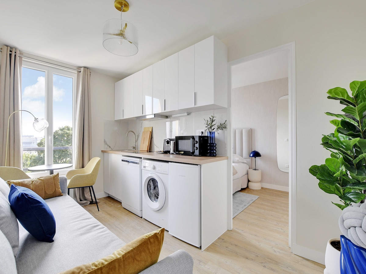 Licht en comfortabel appartement in Ivry-sur-Seine voor 2 personen · 26 m² in Ivry-sur-Seine