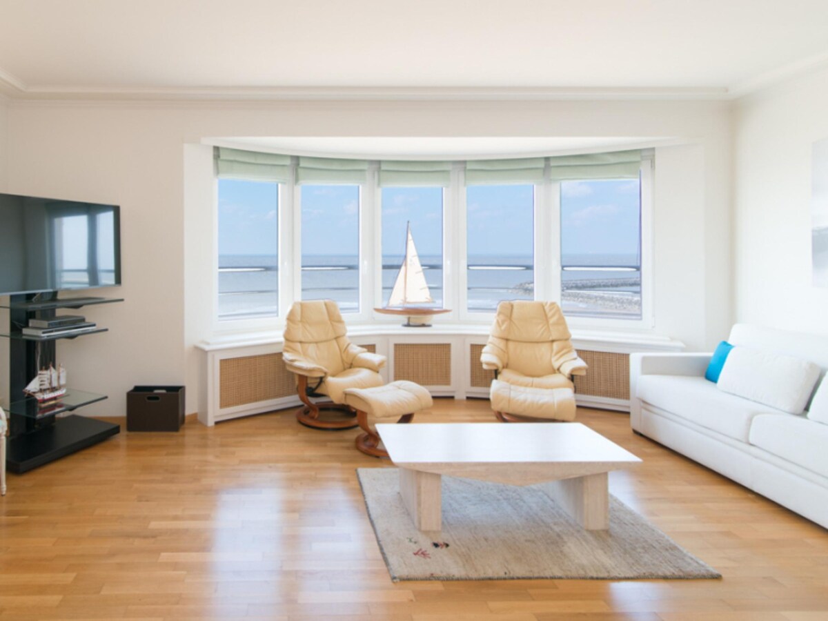 Licht vakantiehuis Majestic met zeezicht in hartje Oostende in Oostende