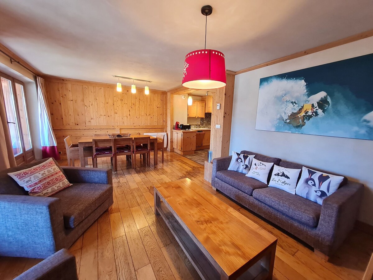 Aan de piste: Ruim appartement voor 8 personen in Les Deux Alpes · 86 m² in Les Deux Alpes