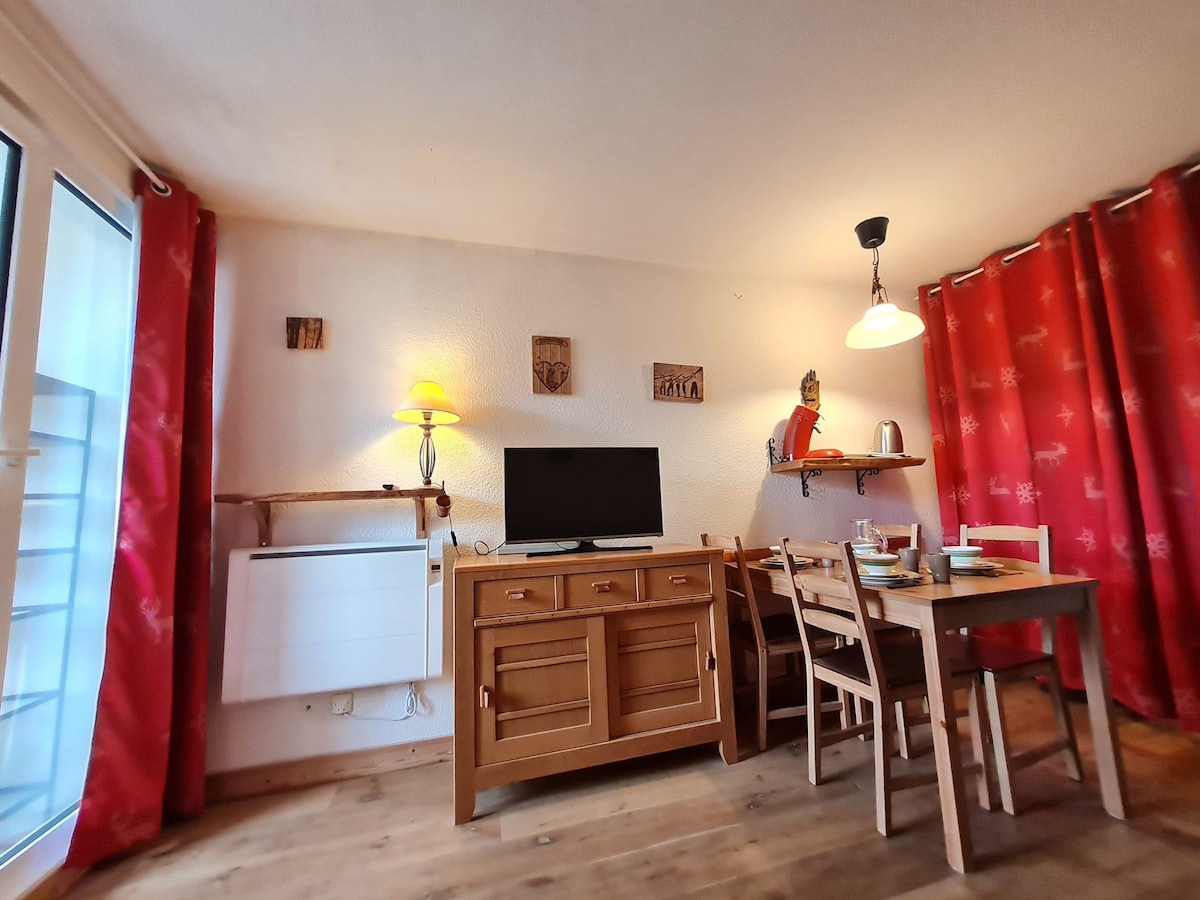 4-persoons vakantiehuis aan de piste in Les Deux Alpes · 25 m² in Les Deux Alpes
