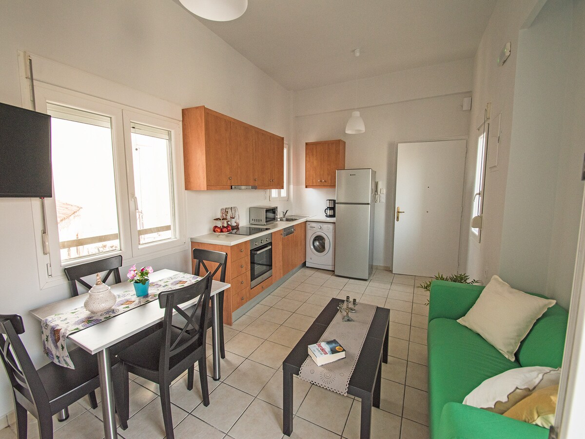 4-persoons appartement in centrum Chania vlak bij het strand in Chania