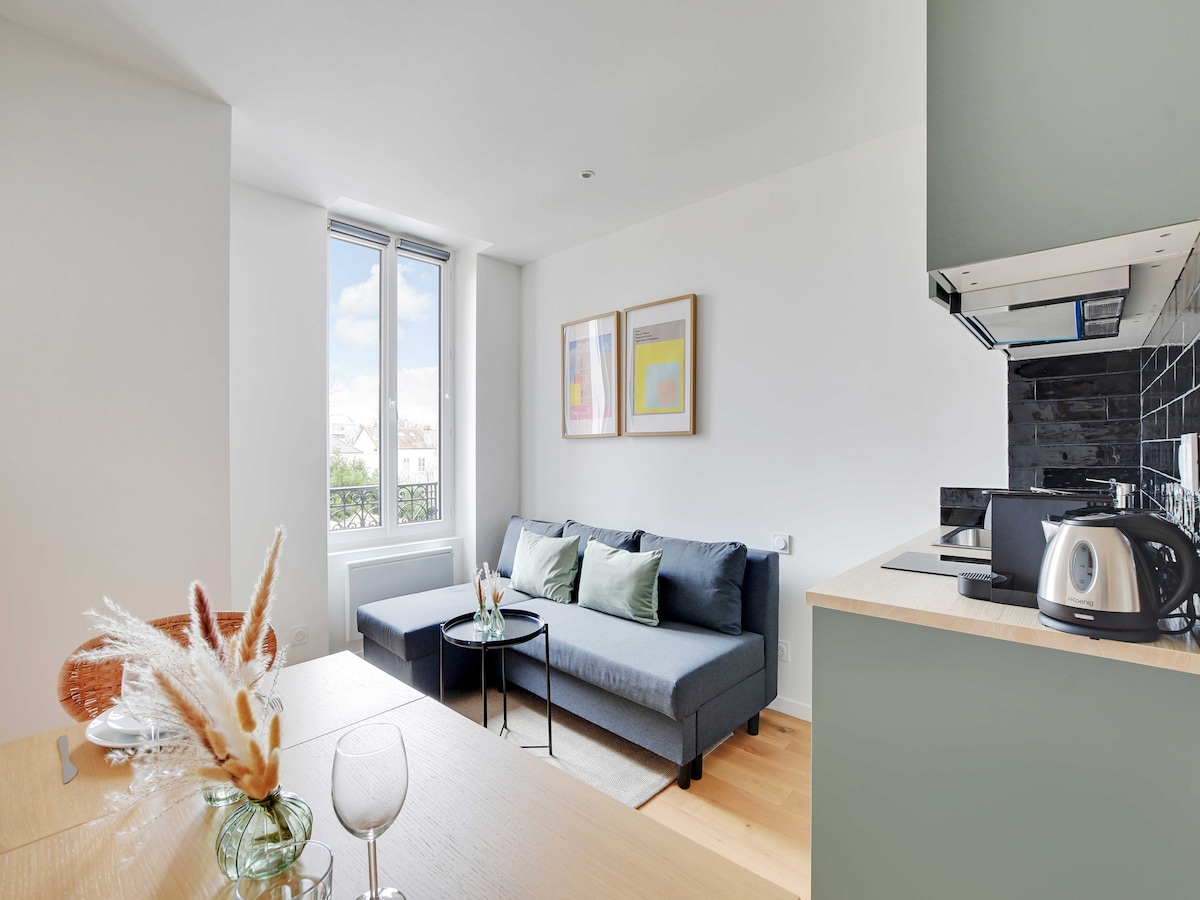 Modern duplex appartement in Nanterre voor 2 personen in Nanterre
