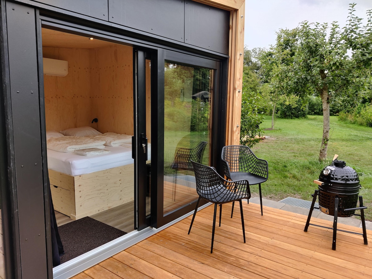 Stijlvolle Wetland Cabin voor 2 personen in Scherpenzeel in Scherpenzeel (FR)
