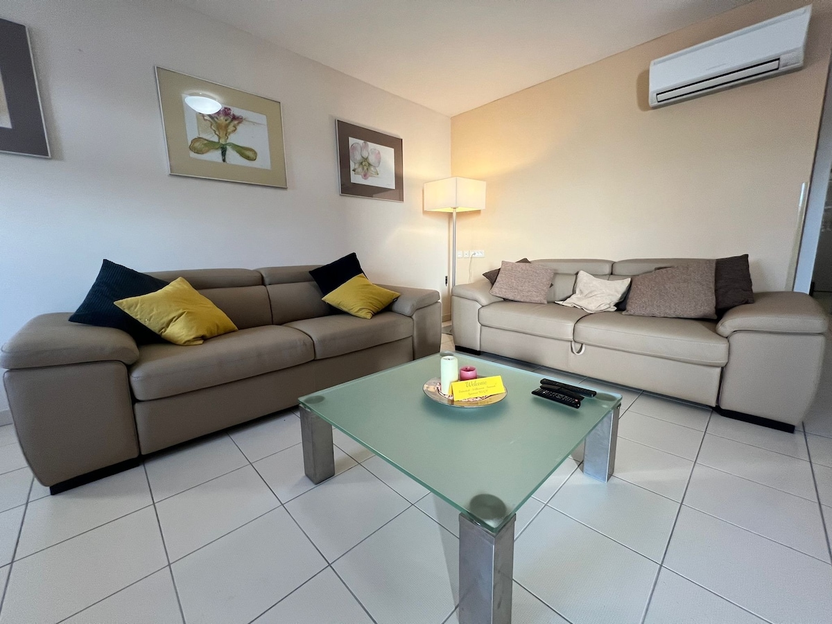 Aan zee: Ruim familieappartement in Marina Portorož · 6 pers.
