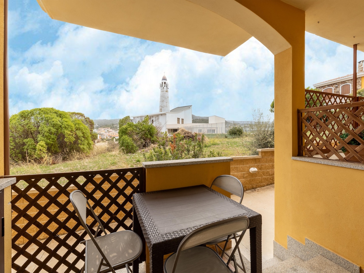 Op 400 m van het strand: ruim appartement in Castelsardo in Castelsardo