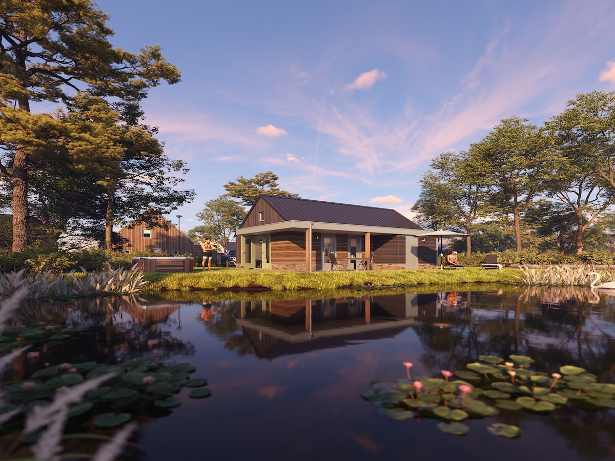 Luxe vakantiehuis Vuursteen Sauna in Gasselte voor 2 personen in TA Gasselte