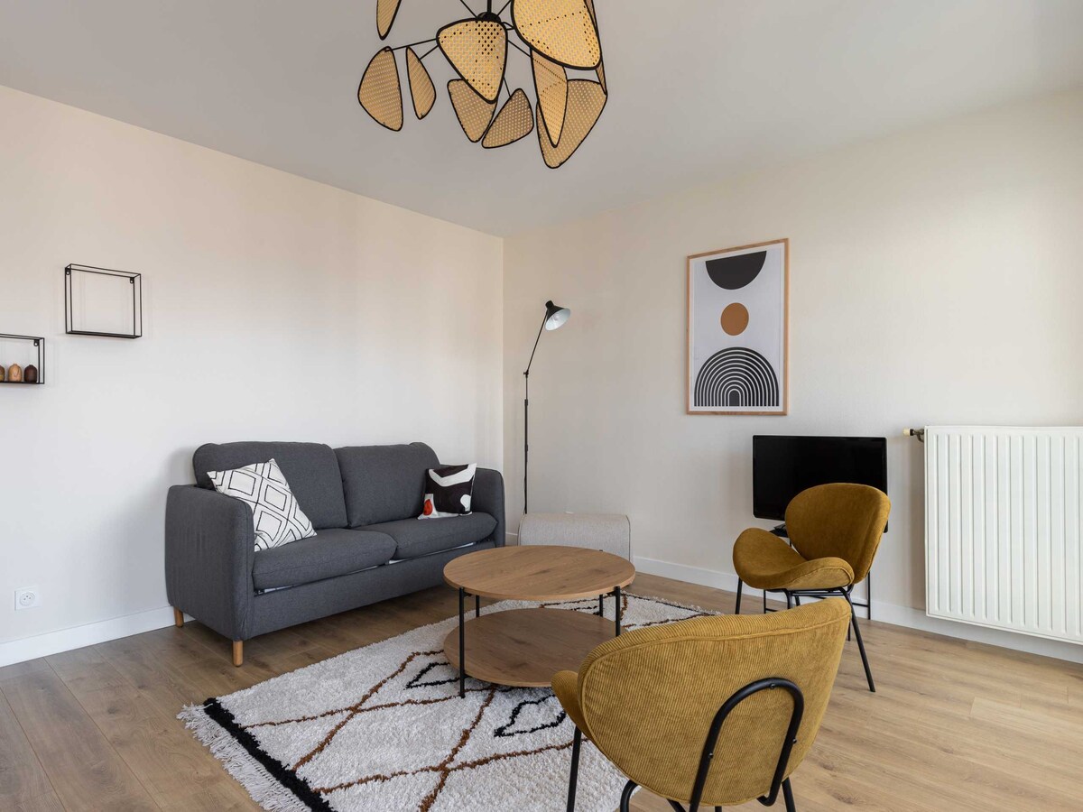 Stijlvol Lyonnais appartement voor 4 personen in Villeurbanne in Villeurbanne