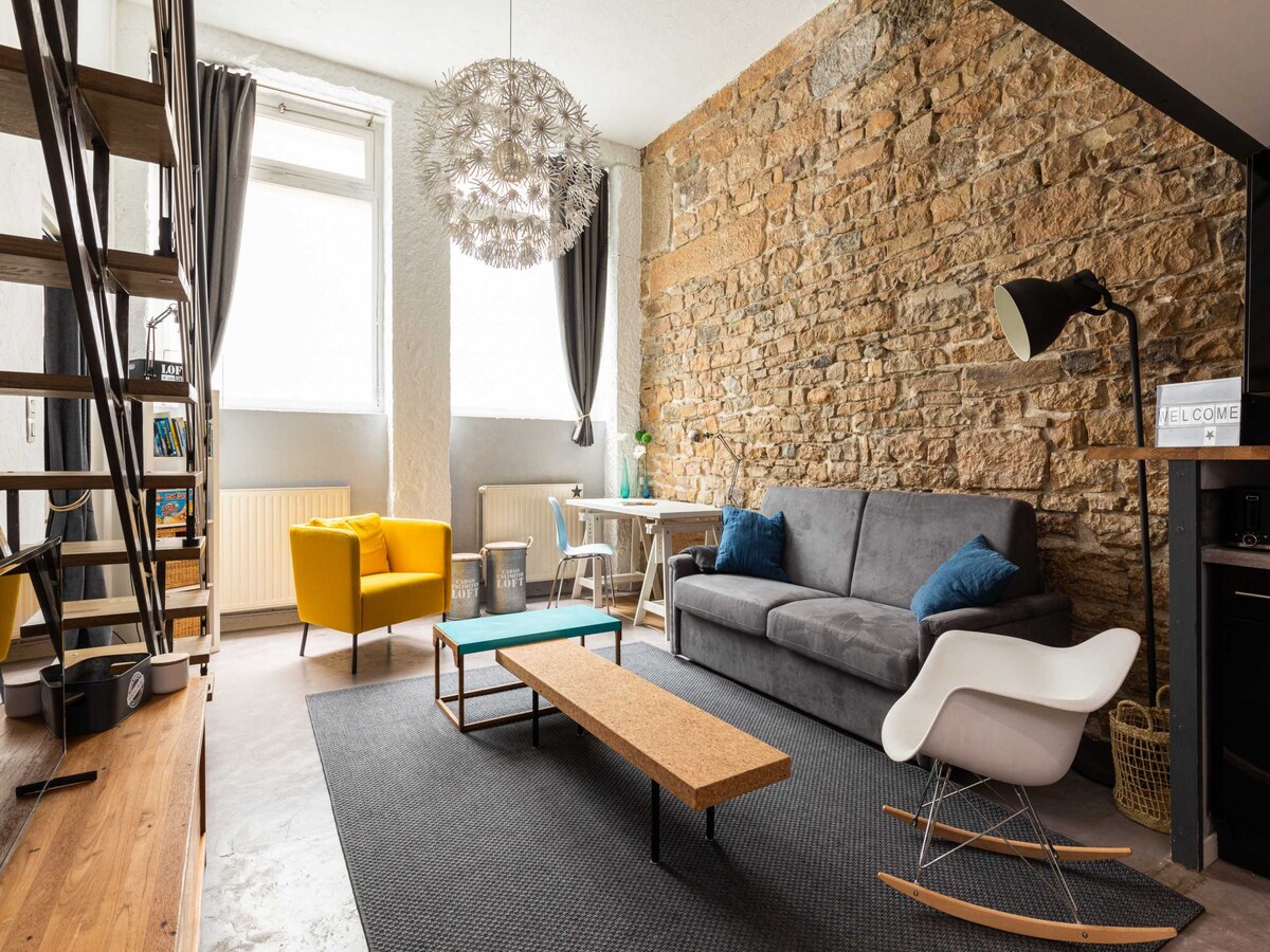Gezellige duplex in het hart van Lyon voor 4 personen in Lyon
