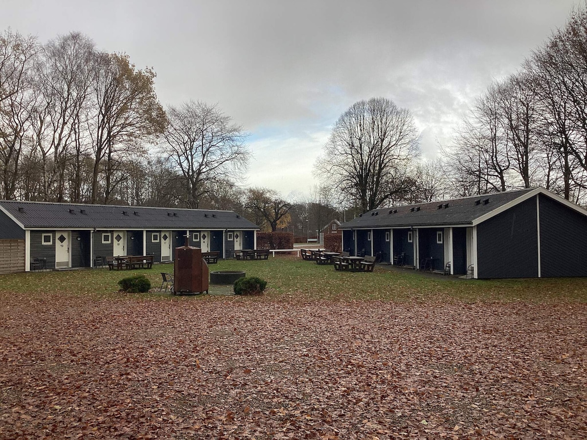 In het centrum van Ansager: Knus vakantiehuis aan de rivier in Ansager