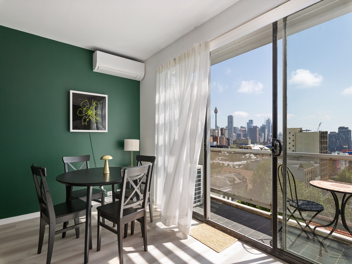 Licht appartement in Surry Hills met uitzicht op Sydney Harbour Bridge in Surry Hills