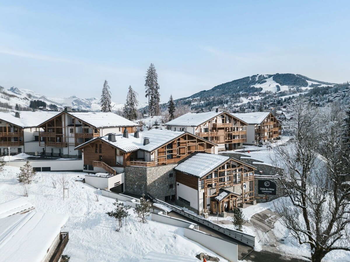 Luxe appartement in Megève met uitzicht op Mont Blanc in Megève