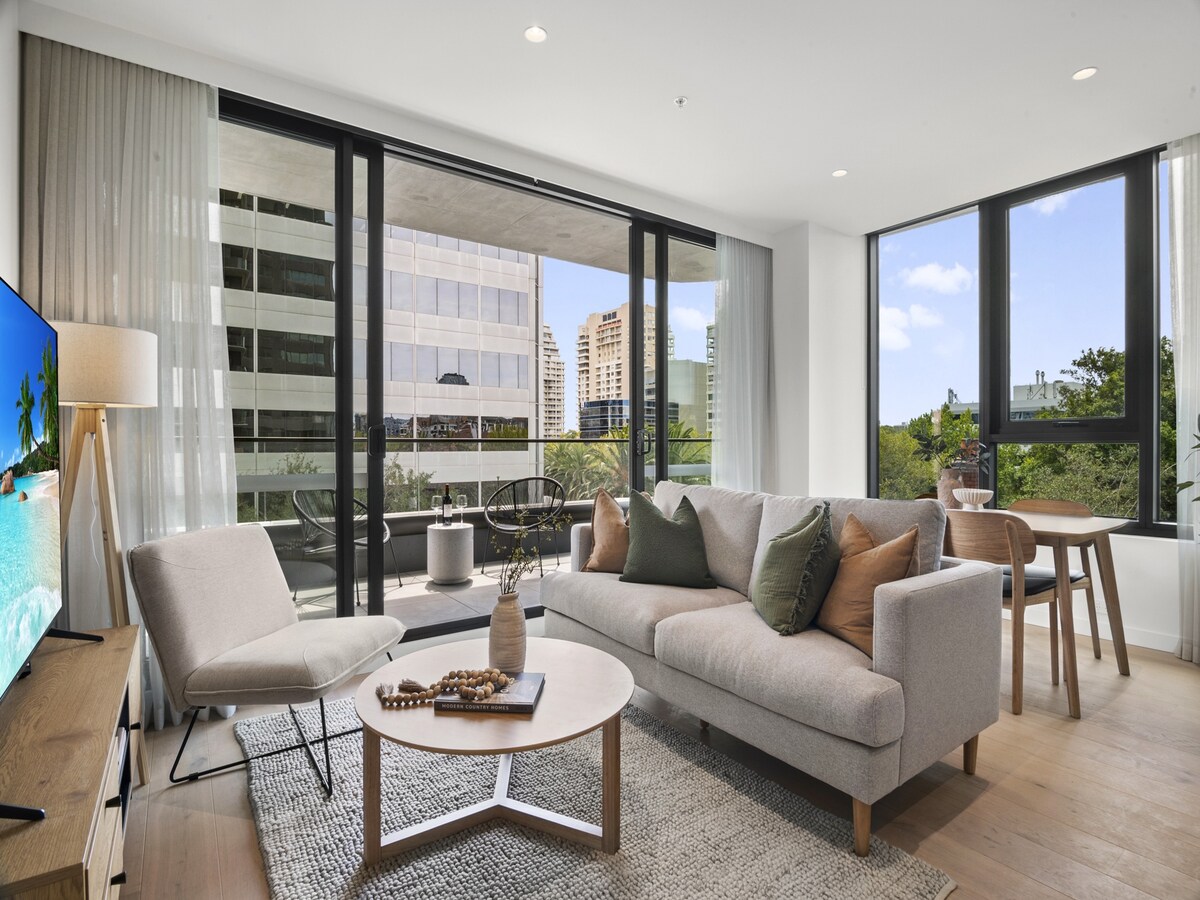 Modern appartement in het centrum van Melbourne voor 4 personen