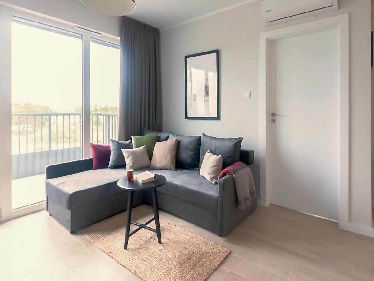 Modern appartement in Dziwnów aan het zandstrand in Dziwnów