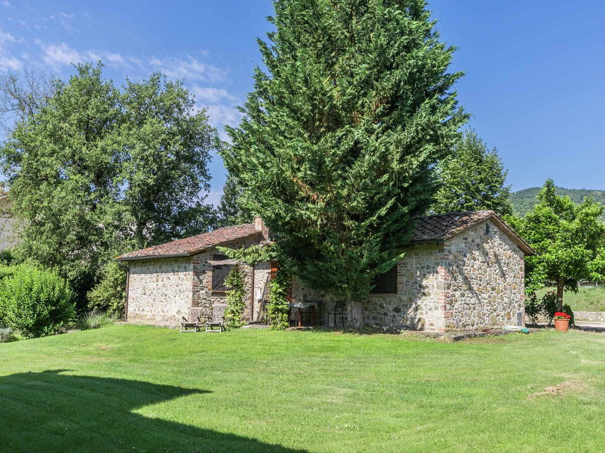 Vakantiehuis San Martino in Bucine met zwembad en grote tuin in Bucine