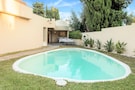 Villa con piscina privada de agua salada