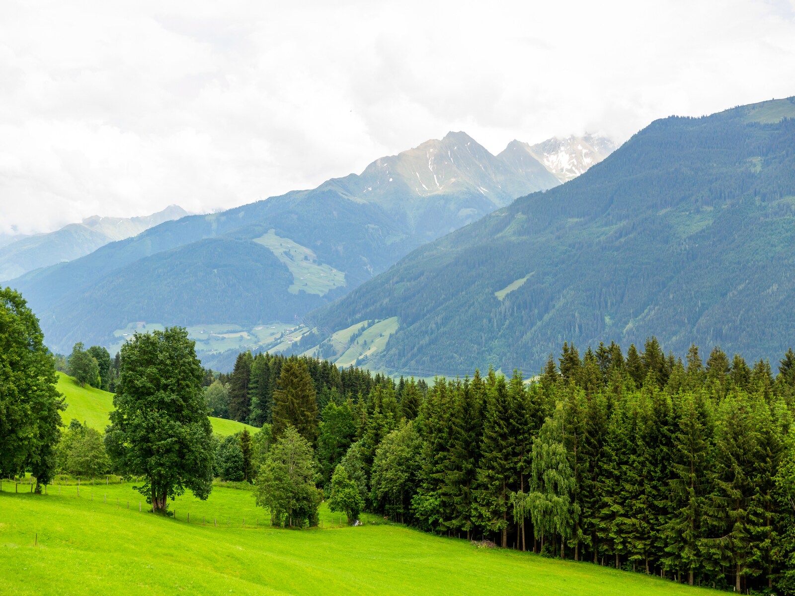 De omgeving van Hollersbach im Pinzgau