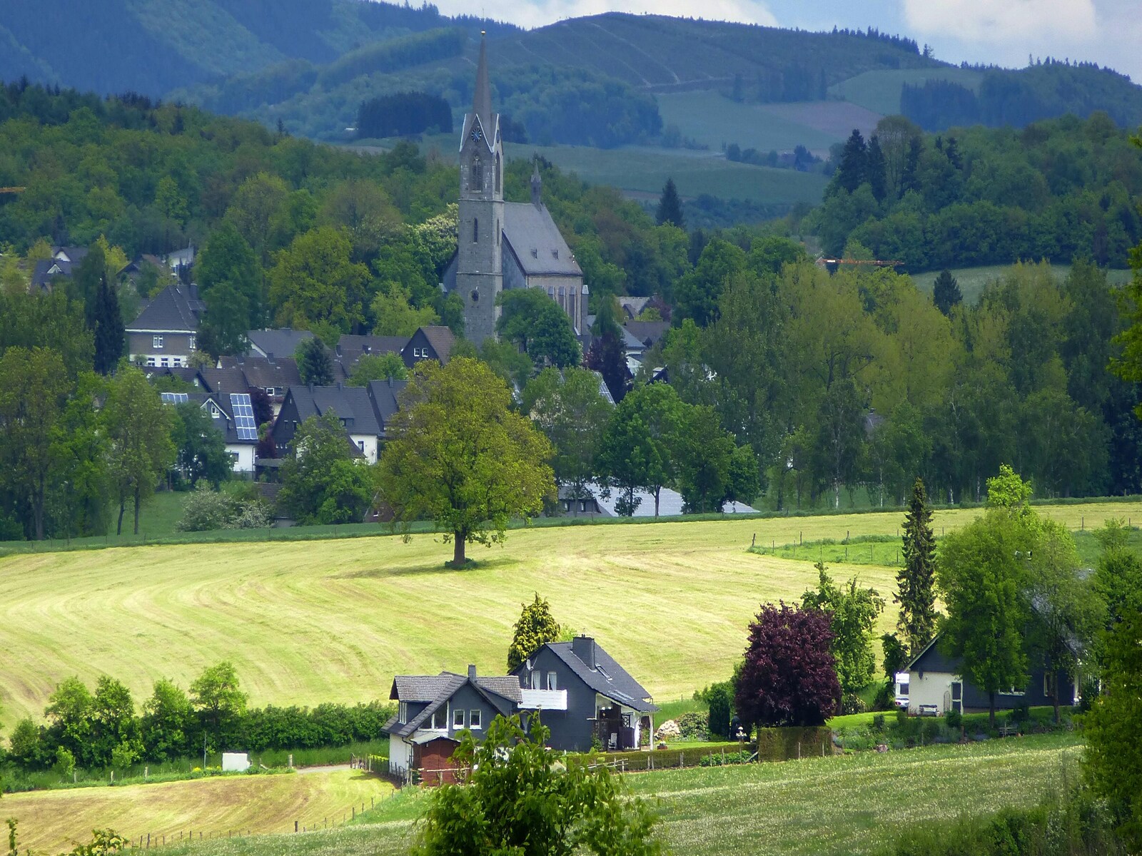 De omgeving van Schmallenberg-Oberkirchen