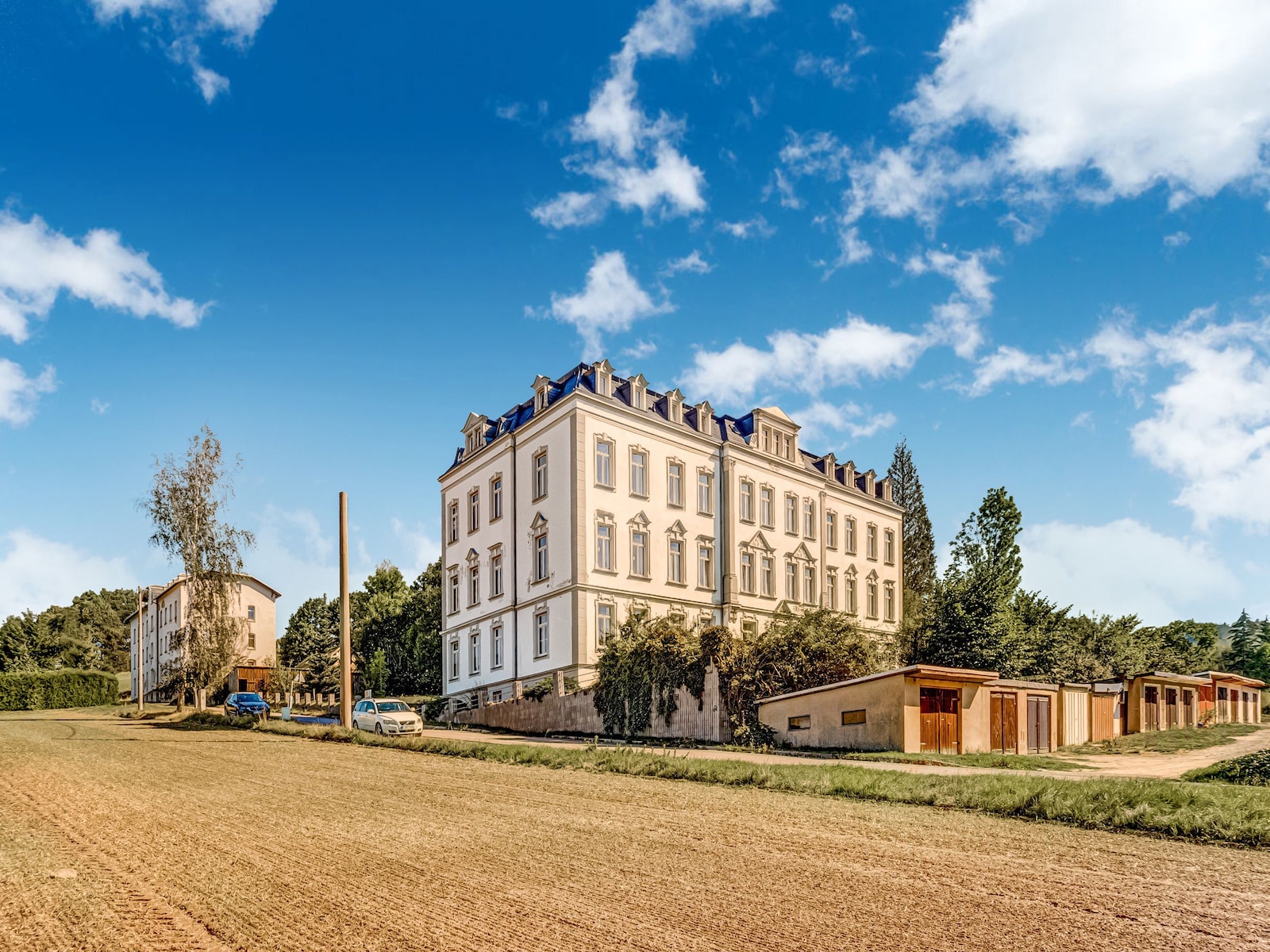 De omgeving van Grunhainichen-Borstendorf