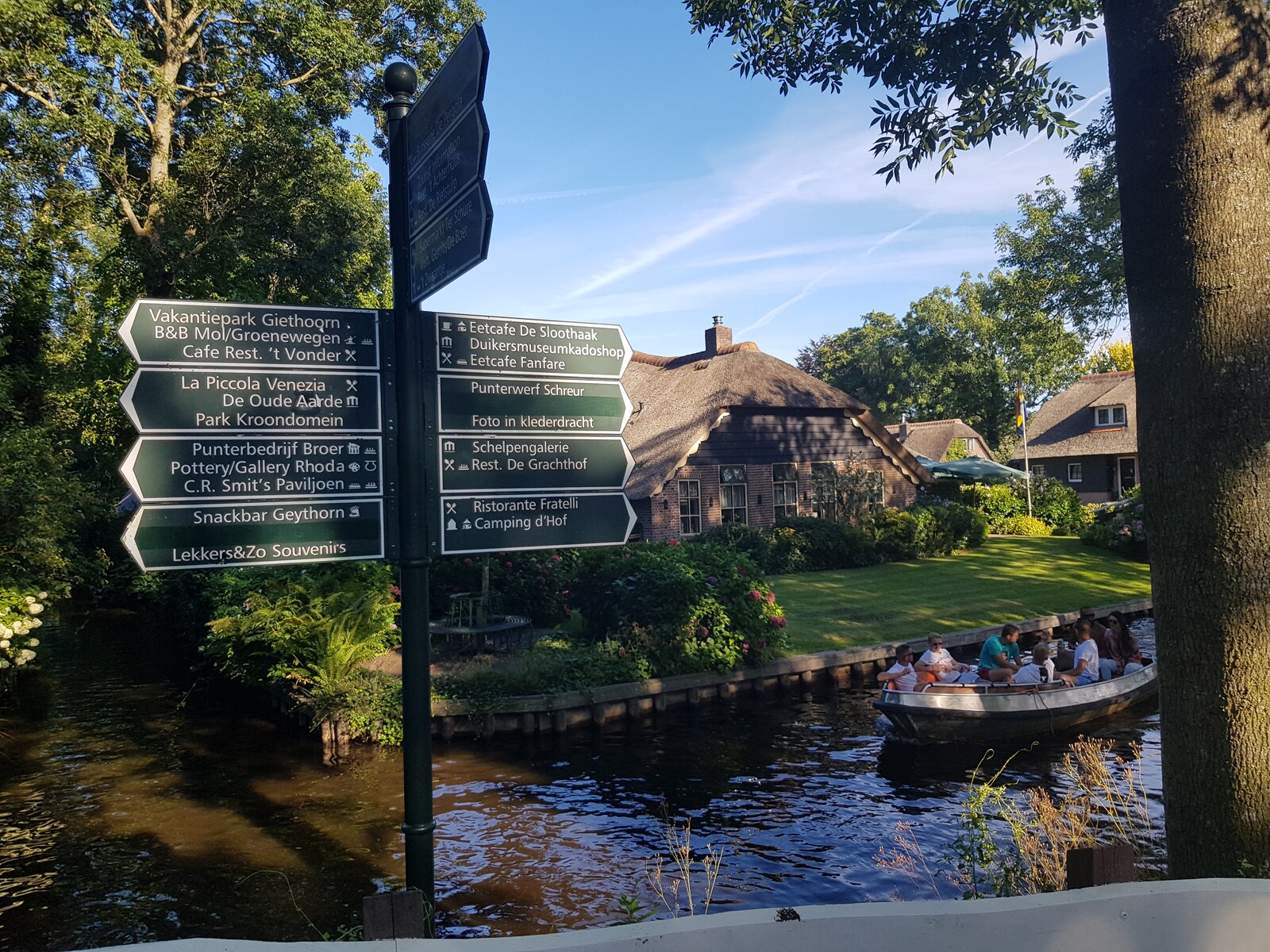 De omgeving van Giethoorn
