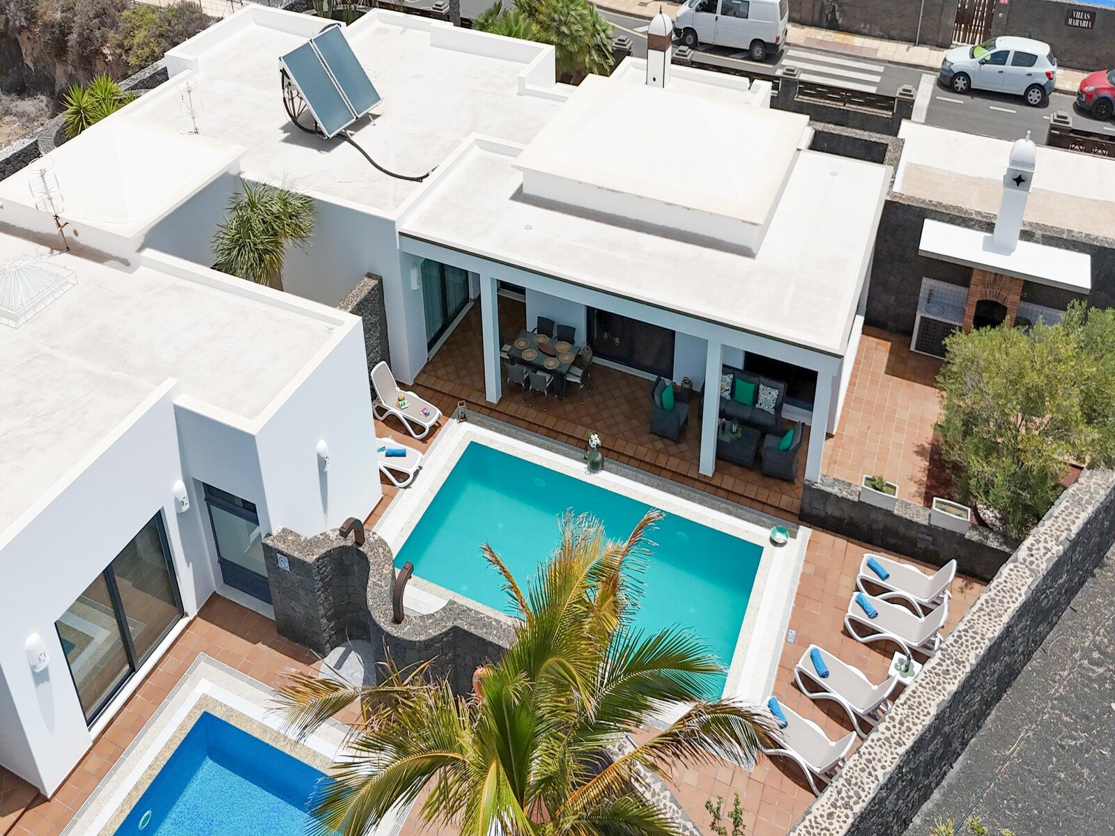 De omgeving van Playa Blanca