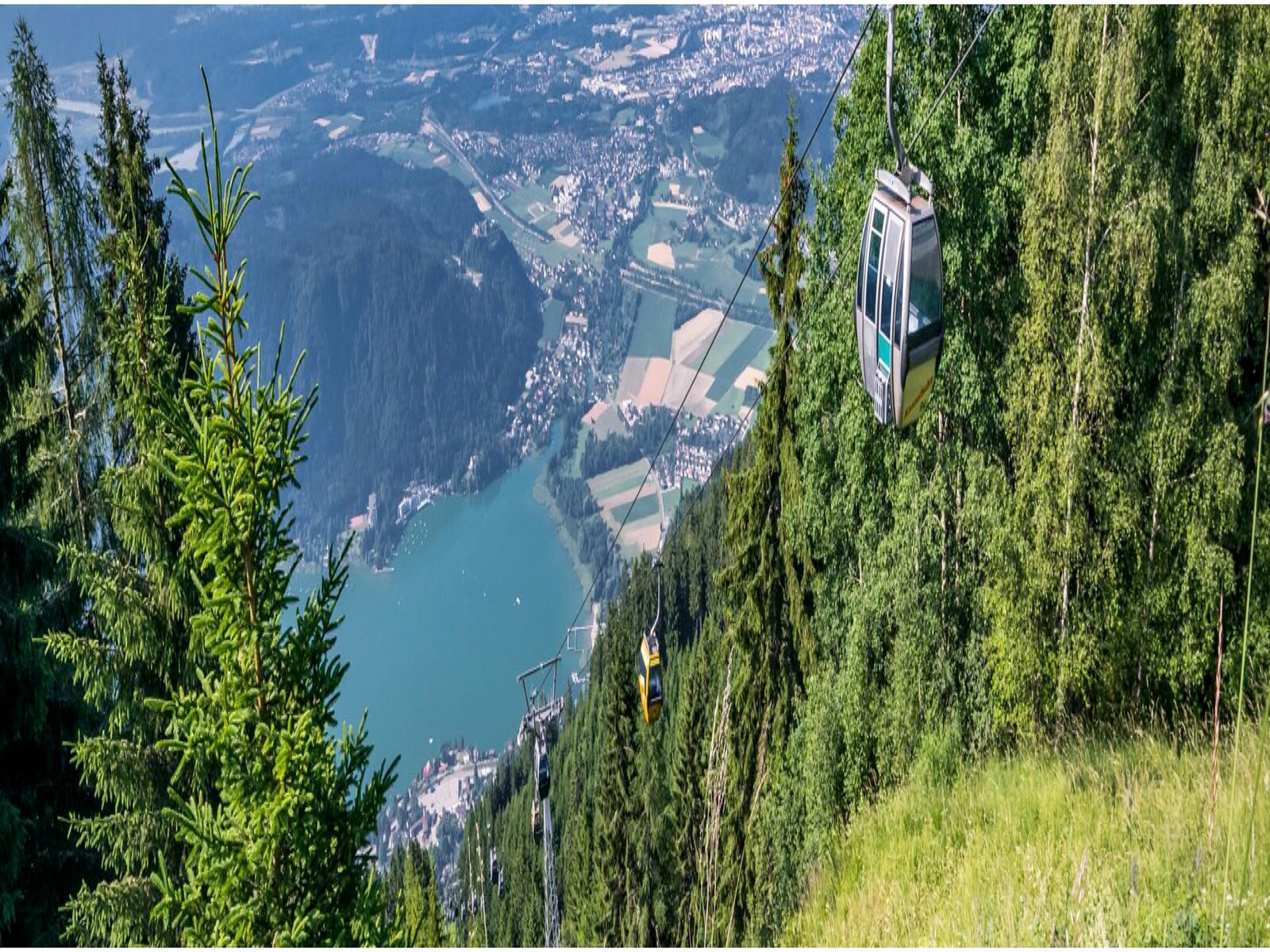 De omgeving van Bodensdorf am Ossiachersee
