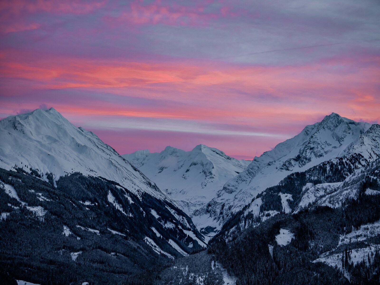 De omgeving van Hollersbach im Pinzgau