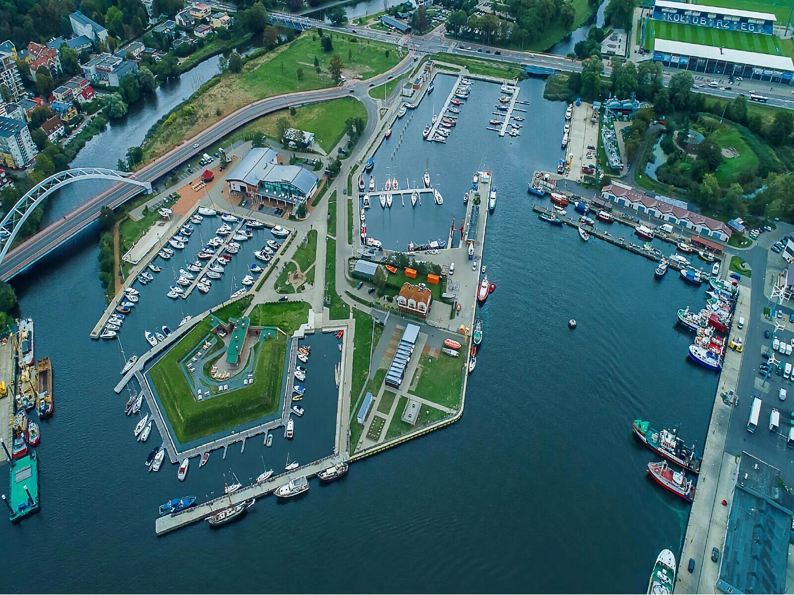De omgeving van Kolobrzeg