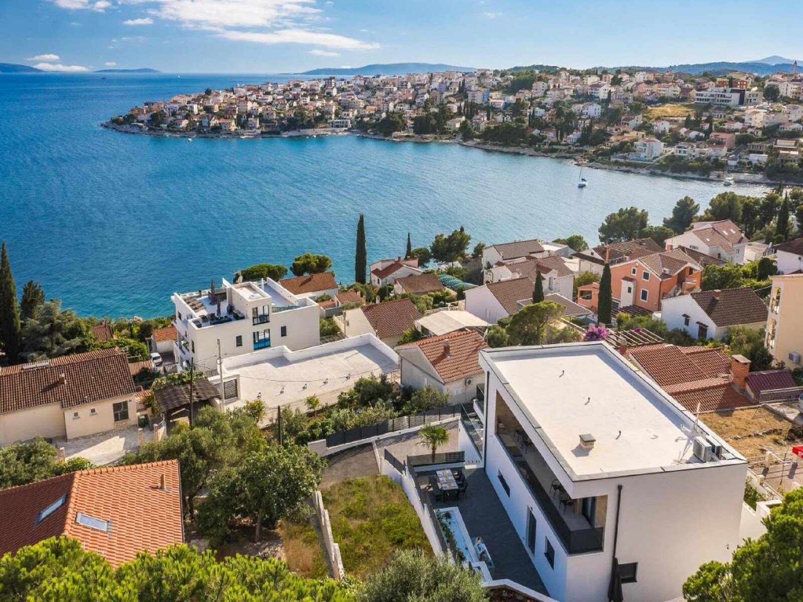 De omgeving van Trogir