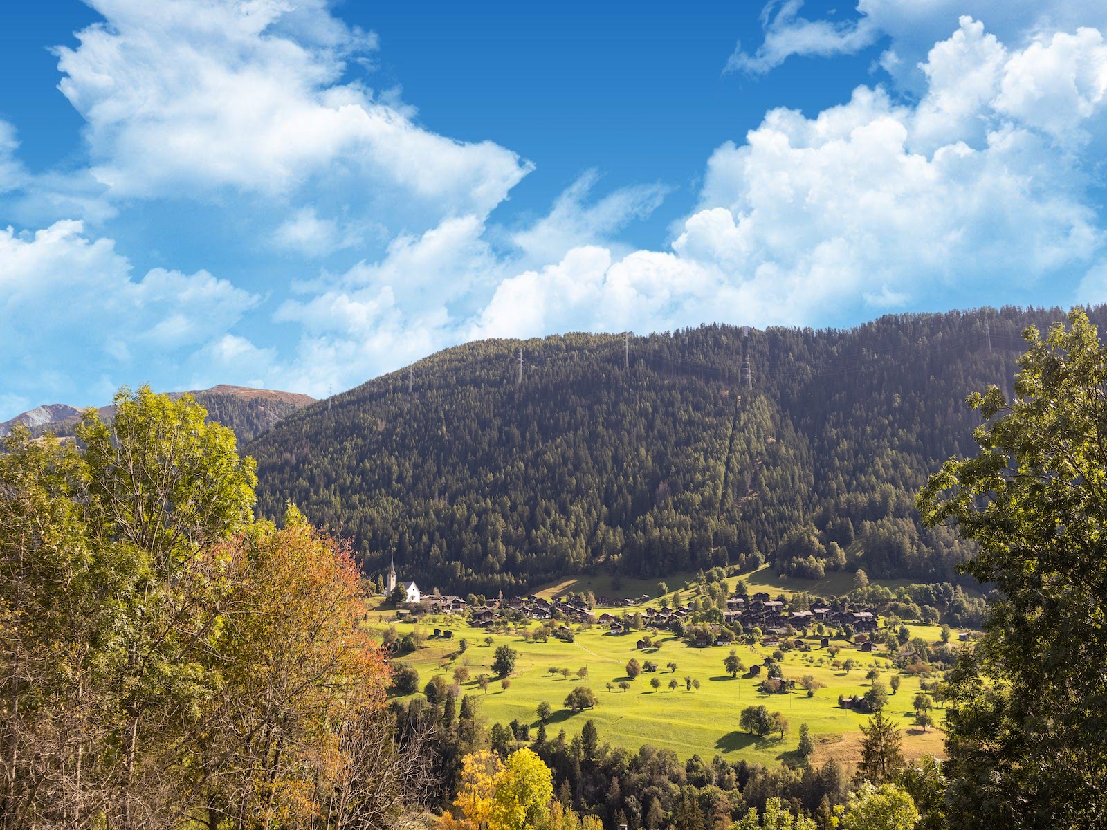 De omgeving van Fiesch