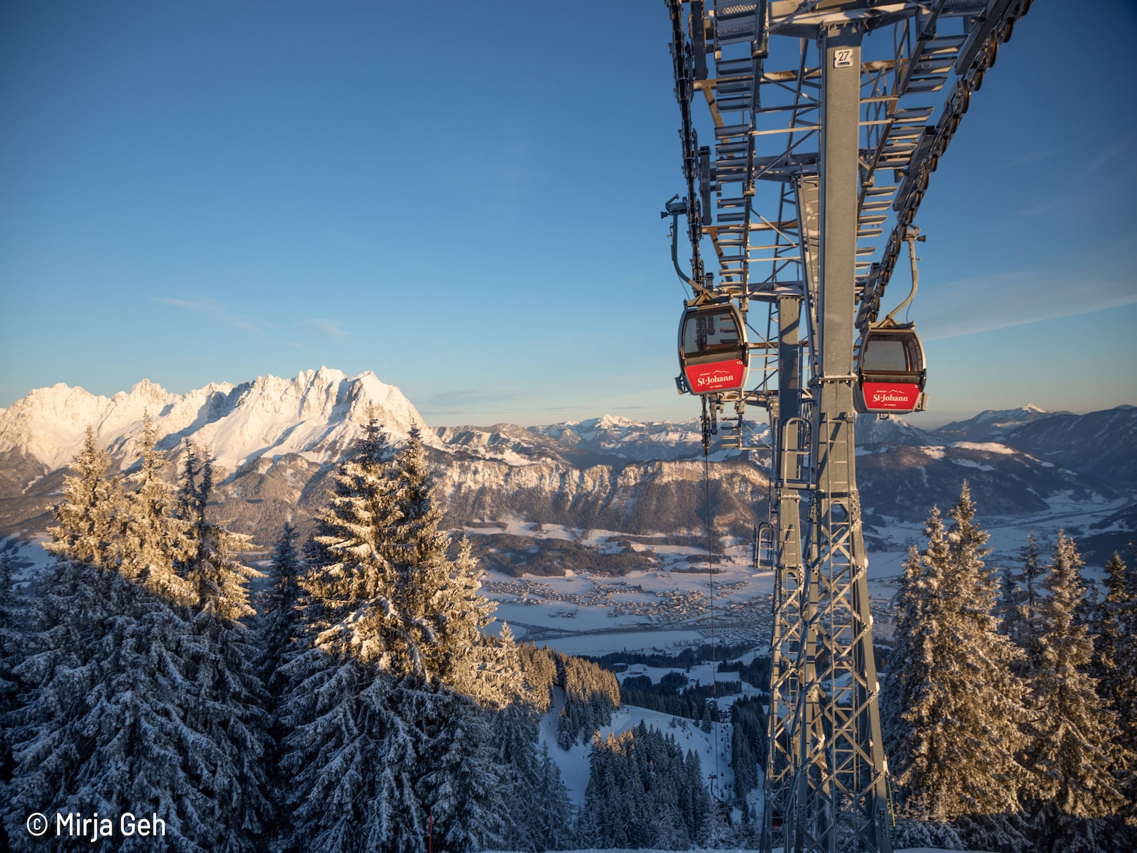 De omgeving van Oberndorf in Tirol