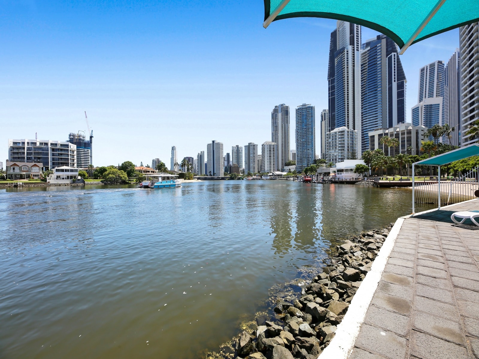 De omgeving van Surfers Paradise