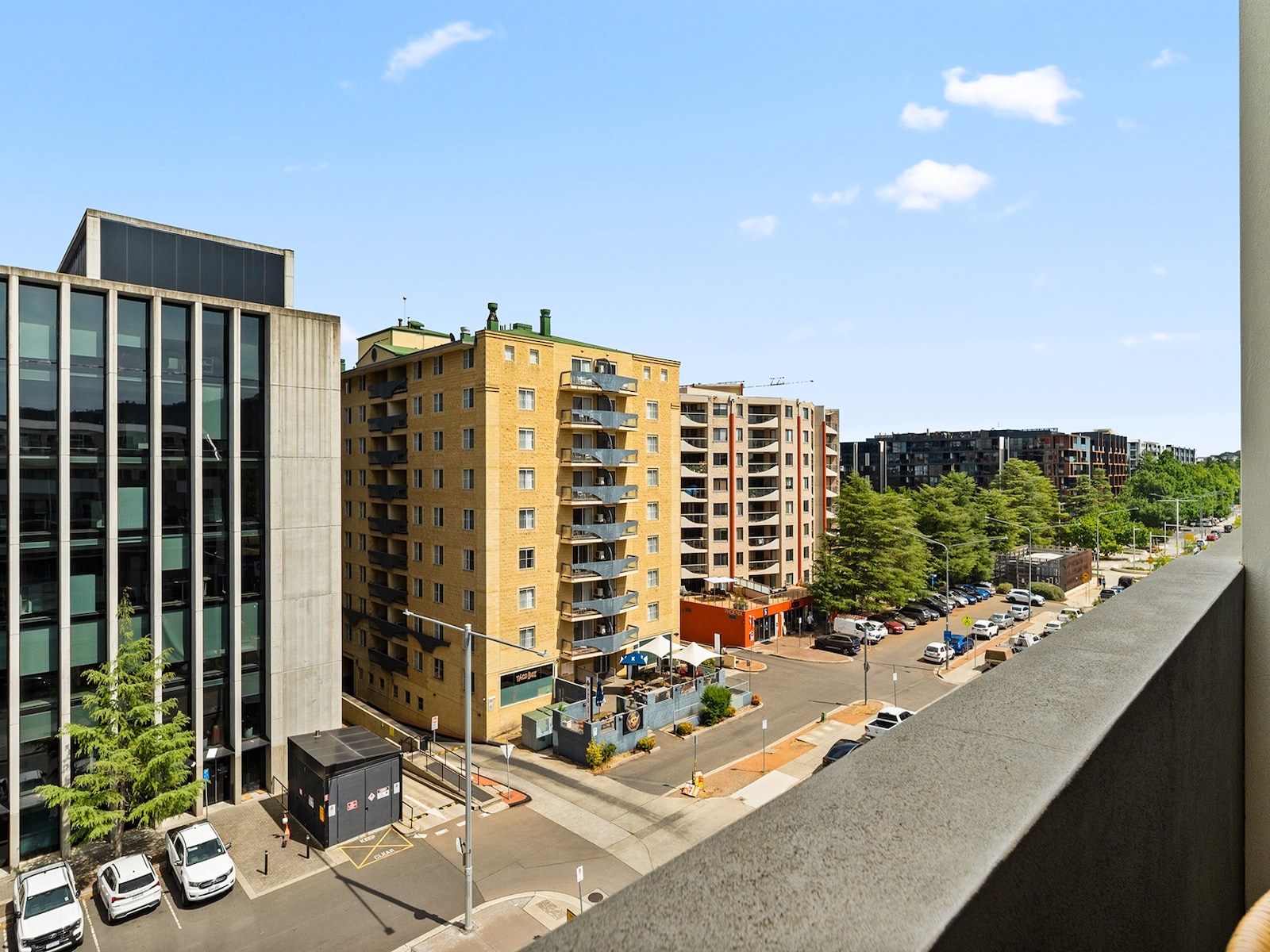 De omgeving van Braddon