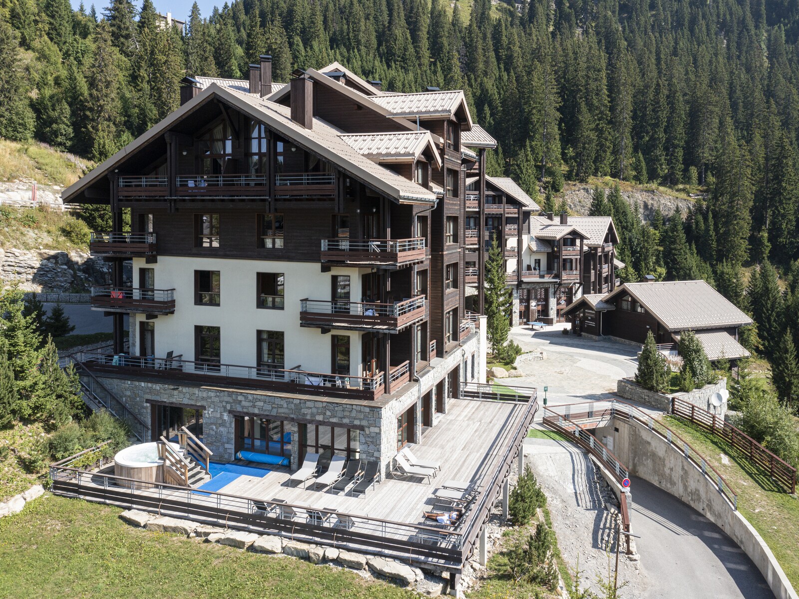 De omgeving van Flaine