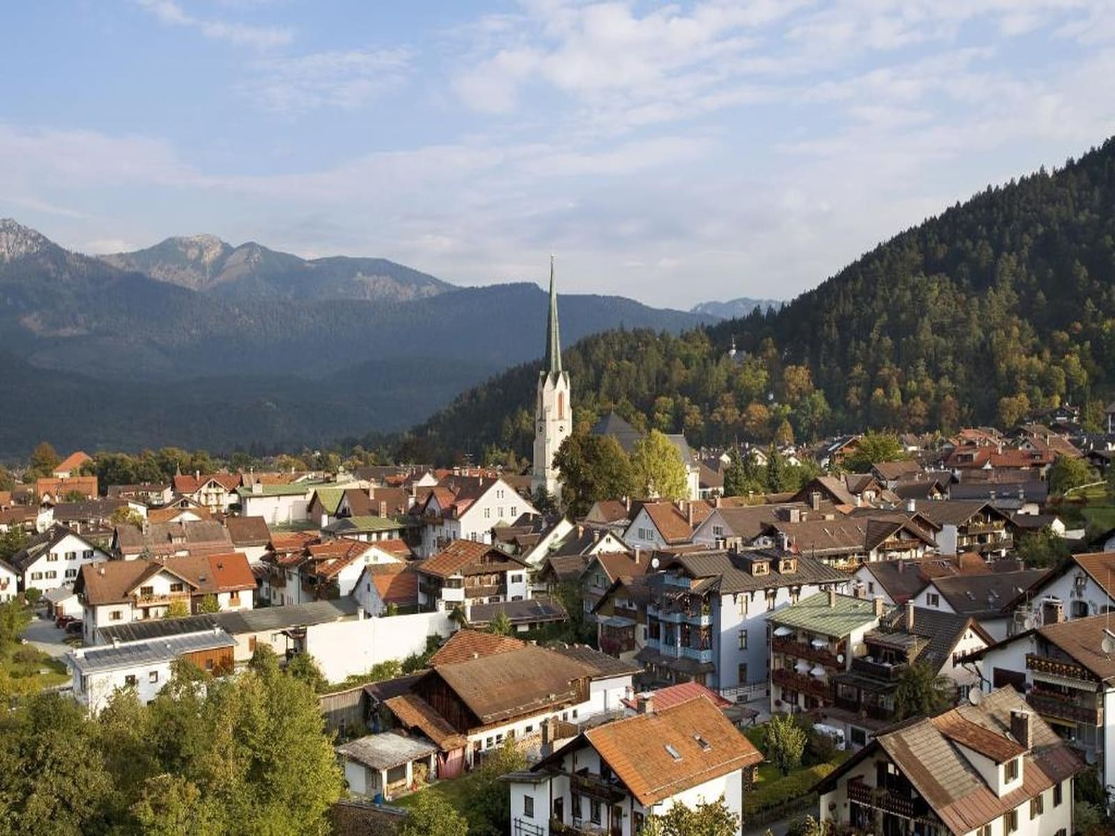 De omgeving van Garmisch-Partenkirchen