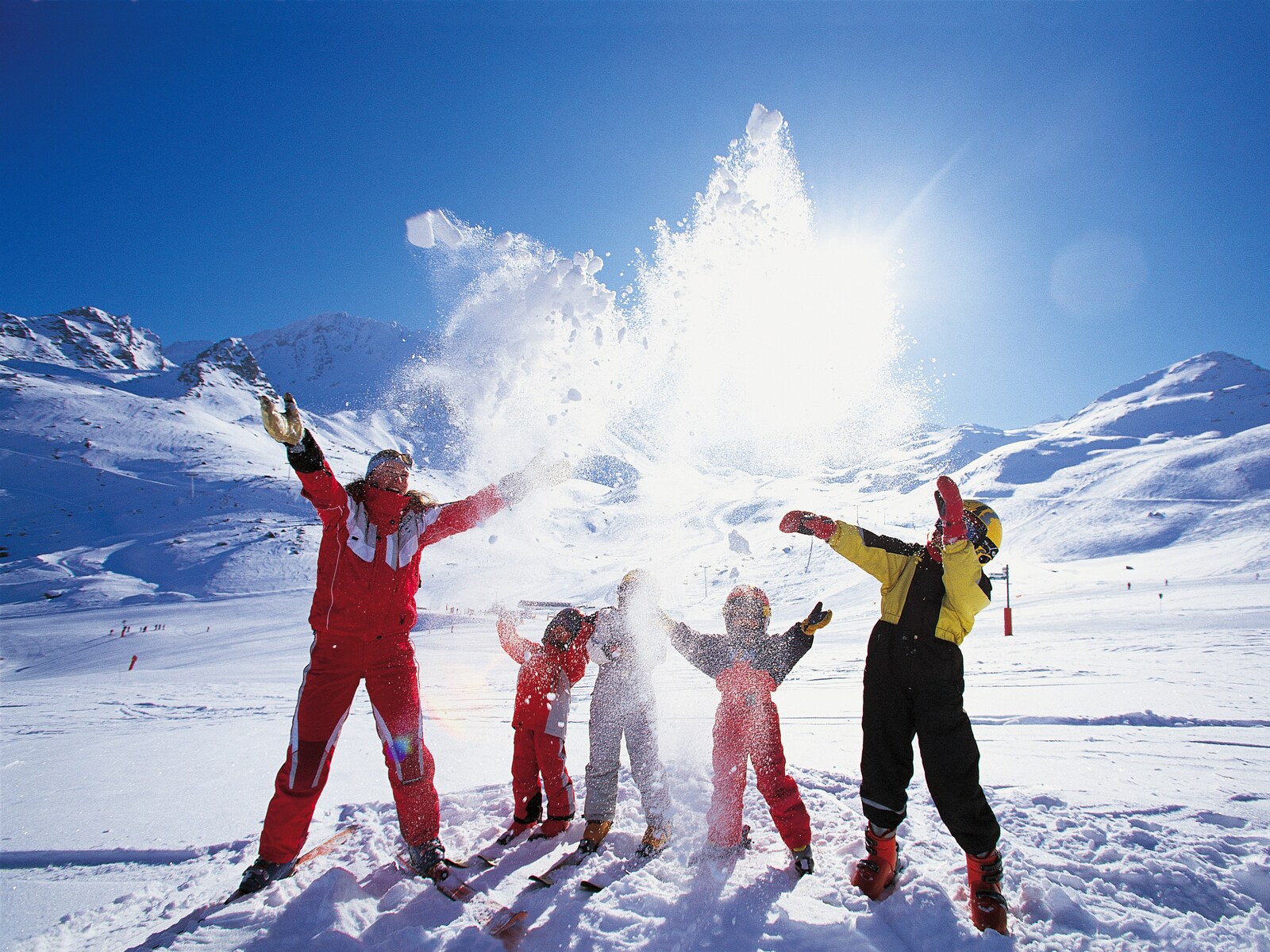 De omgeving van Val Thorens
